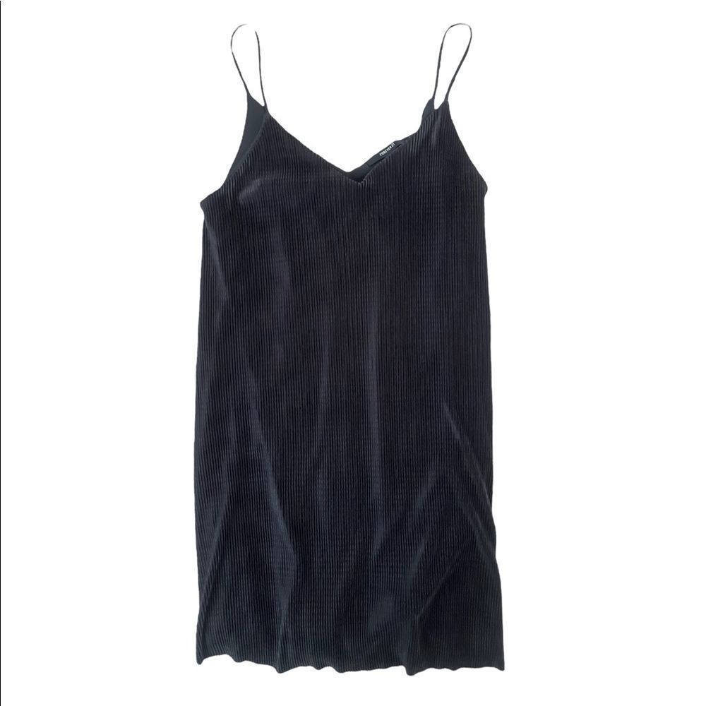 Forever 21 Womens Small Black Ribbed Mini Dress